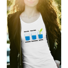  Női póló kertészeknek - Optimista kertész