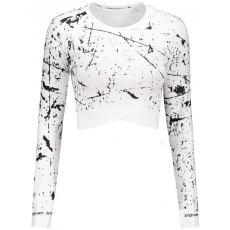  Női prémium, hosszú ujjú funkcionális crop felső ALTISPORT VOJ/ALW034TR04 FEHÉR méret: XXL
