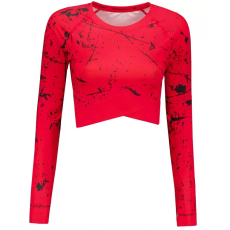  Női prémium, hosszú ujjú funkcionális crop felső ALTISPORT VOJ/ALW034TR04 PIROS méret: XL