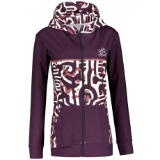  Női pulóver a zip prémiumon ALTISPORT VOJ/ALW060MI02 BURGUNDIA méret: XS