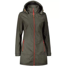  Női softshell kabát ALTISPORT CIARA KHAKI/PIROS méret: M