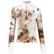  Női sport pulóver prémium plusz ALTISPORT VOJ/ALW055MI04 FEHÉR -BROWN méret: M