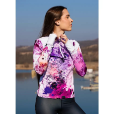  Női sport pulóver prémium plusz ALTISPORT VOJ/ALW055MI04 LILA/NARANCS méret: XL
