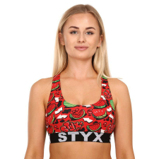 Női sportmelltartó Styx sport art dinnye (IP1459) XL melltartó