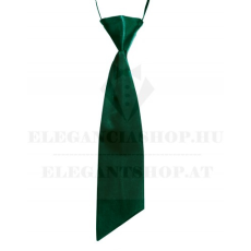  Női szatén gumis nyakkendő - Sötétzöld