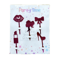  Női témás beszúró 5 db/csomag party kellék