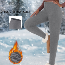 Női termo polár leggings, 2,5 cm-es derékbőséggel női nadrág