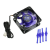 NOISEBLOCKER Blacknoise NB-BlackSilentFan 1600rpm hűtő 6 cm /XR-1/