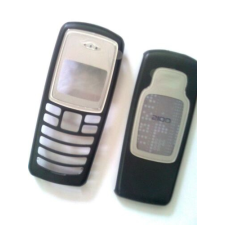 Nokia 2100 elő+akkuf, Előlap, fekete mobiltelefon, tablet alkatrész