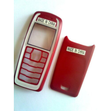 Nokia 3100 elő+akkuf., Előlap, piros mobiltelefon, tablet alkatrész