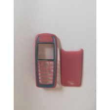 Nokia 3100 elő+akkuf., Előlap, rózsaszín-kék mobiltelefon, tablet alkatrész