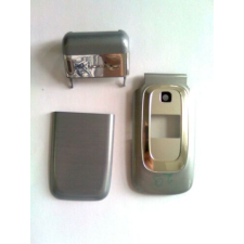 Nokia 6085 elő+akkuf+antf, Előlap, ezüst mobiltelefon, tablet alkatrész