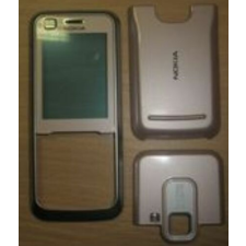 Nokia 6120 Classic elő+akkuf+antf, Előlap, rózsaszín mobiltelefon, tablet alkatrész