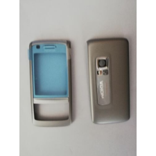 Nokia 6280 elő+akkuf, Előlap, ezüst mobiltelefon, tablet alkatrész