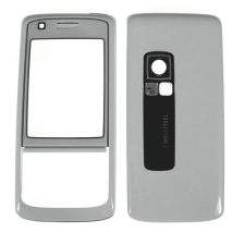 Nokia 6288 elő+akkuf, Előlap, fehér mobiltelefon, tablet alkatrész