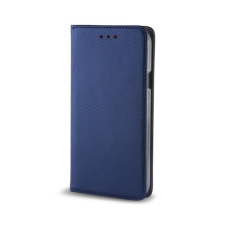  Nokia 6.1 Plus Telefontok - kék mágneses szilikon keretes könyvtok tok és táska