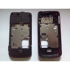 Nokia 7100 Supernova, Középső keret, fekete mobiltelefon, tablet alkatrész