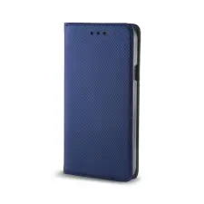  Nokia 9 PureView Telefontok - kék mágneses átlátszó szilikon keretes könyvtok tok és táska