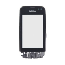 Nokia Asha 311, Érintőplexi, (+előlap), szürke mobiltelefon, tablet alkatrész