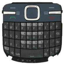 Nokia C3-00 QWERTY, Gombsor (billentyűzet), szürkéskék mobiltelefon, tablet alkatrész