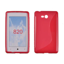 Nokia Lumia  820, Szilikon tok, S-Case, piros tok és táska