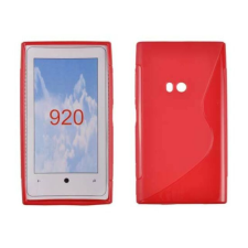 Nokia Lumia  920, Szilikon tok, S-Case, piros tok és táska