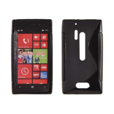 Nokia Lumia  928, Szilikon tok, S-Case, fekete tok és táska