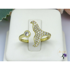  Nola antiallergén cápa uszonyos nyitott gyűrű-14K gyűrű