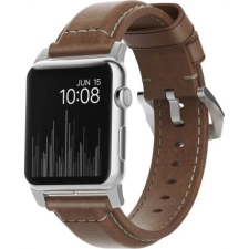 Nomad Apple Watch Bőrszíj - 42/44/45 mm, Barna (NM1A4RST00) okosóra kellék