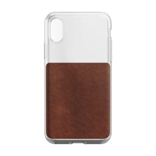 Nomad Clear iPhone X tok átlátszó-barna (NM218R0200) tok és táska