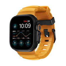 Nomad GOODS Rocky Point szíj Apple Watch 49/45/44/42mm fekete-sárga okosóra kellék