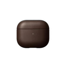 Nomad Leather Apple Airpods 3 bőr tok, barna fülhallgató, fejhallgató tok
