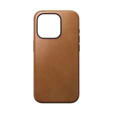 Nomad Modern Apple iPhone 15 Pro MagSafe bőr tok, angol barna tok és táska