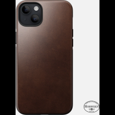 Nomad Modern Leather iPhone 14 Plus MagSafe Kompatibilis Bőrtok - Barna (NM01279785) tok és táska