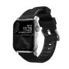 Nomad Rugged Strap with Connectoor Silver for Apple Watch 42/44/45/49mm Black (NM1A41SN00)