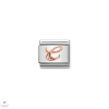 Nomination "9K Rosé C" betű charm - 430310-03