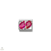 Nomination "Dupla pink könnycsepp" charm - 330329-11