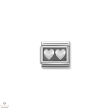 Nomination &quot;Dupla szív&quot; charm - 330102-02 egyéb ékszer