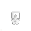 Nomination "Fehér virág" charm - 331805-22