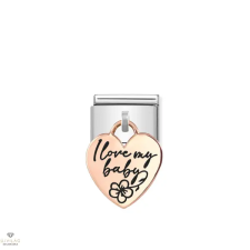 Nomination "I Love my Baby" szív charm - 431803-08 egyéb ékszer