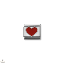 Nomination &quot;Piros szív&quot; charm - 330202-17 medál