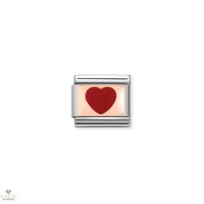 Nomination &quot;Piros szív&quot; charm - 430201-14 medál