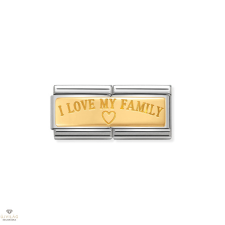 Nomination &quot;Szeretem a családomat&quot; dupla charm - 030710-03 medál