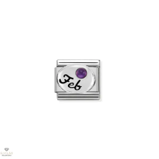Nomination "Születéskő Február" charm - 330505-02 egyéb ékszer