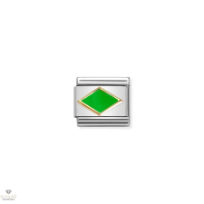 Nomination "Zöld rombusz" charm - 030285-51 egyéb ékszer