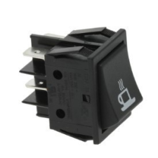 Non branding BIPOLÁRIS KAPCSOLÓ FEKETE 16A 250V kisháztartási gépek kiegészítői