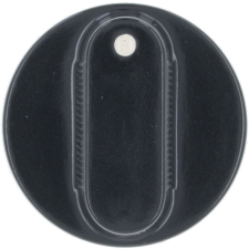 Non branding BLACK KNOB ABS 38x38 mm beépíthető gépek kiegészítői