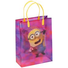 Noname Dísztasak műanyag Minions 18x25x8cm ajándéktasak
