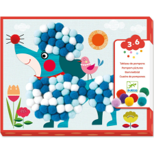 Noname Pompon kollázs Kutya vidámság (DJ09867) kreatív és készségfejlesztő