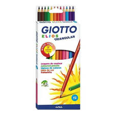 Noname Színes ceruza GIOTTO Elios Wood Free háromszögletű 12 db/készlet színes ceruza